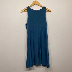 Athleta Santorini Blue Mini Athletic Dress Medium